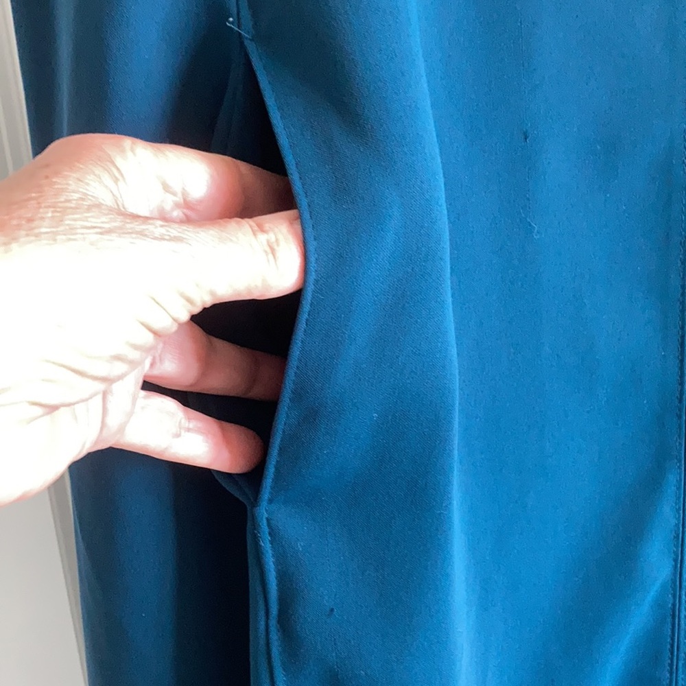 Rachel teal blue dress, XS - Picture 3 of 5